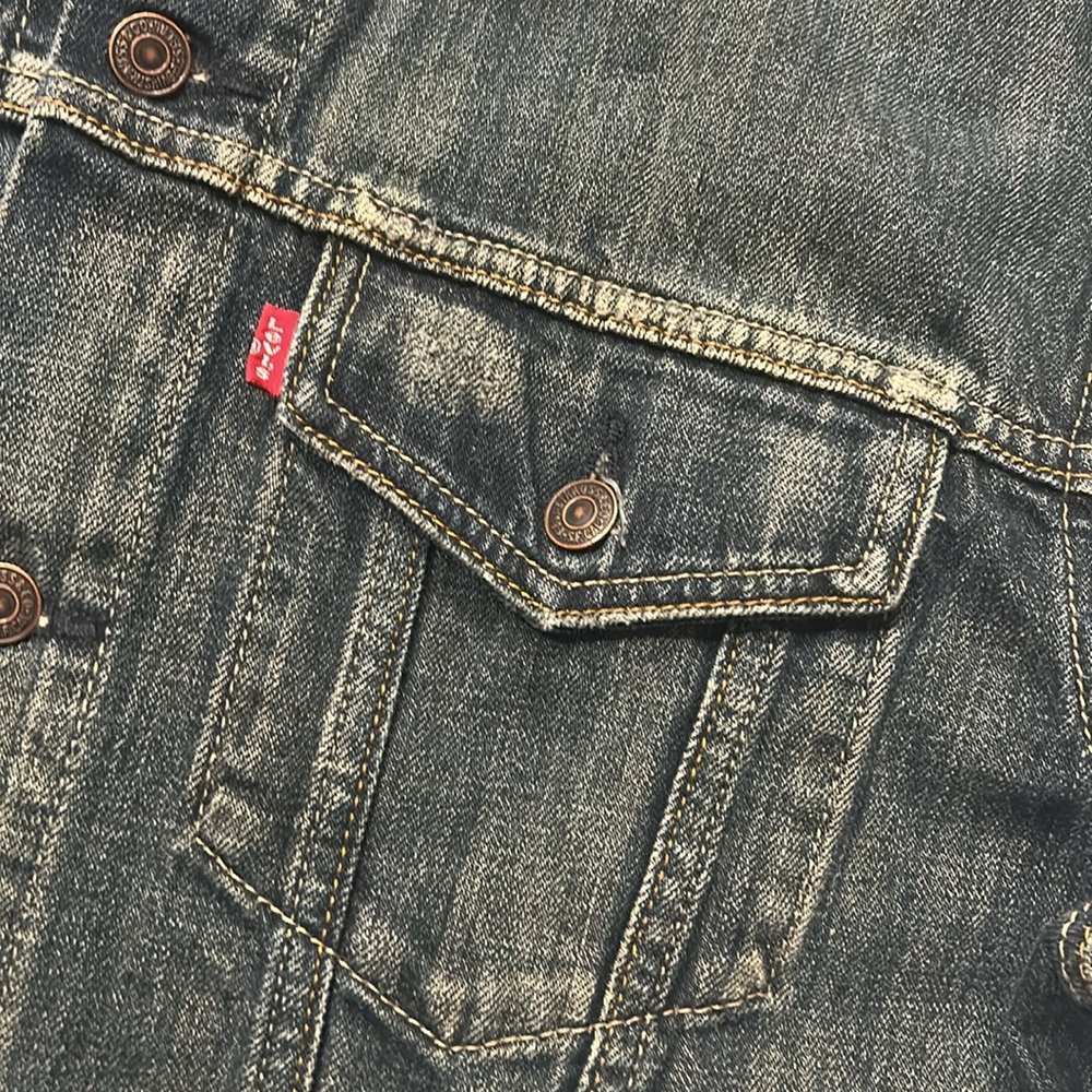 Levi's Blue Denim Jacket - Picture 2 of 9
